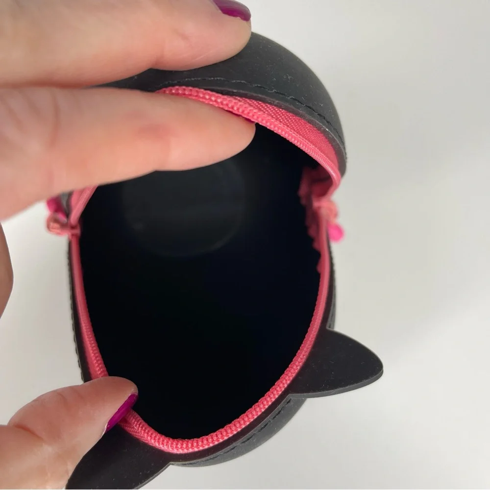 Like New Punilabo Cat Silicone Stand Up Zippered Pouch